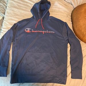Champion hoodie, Large.